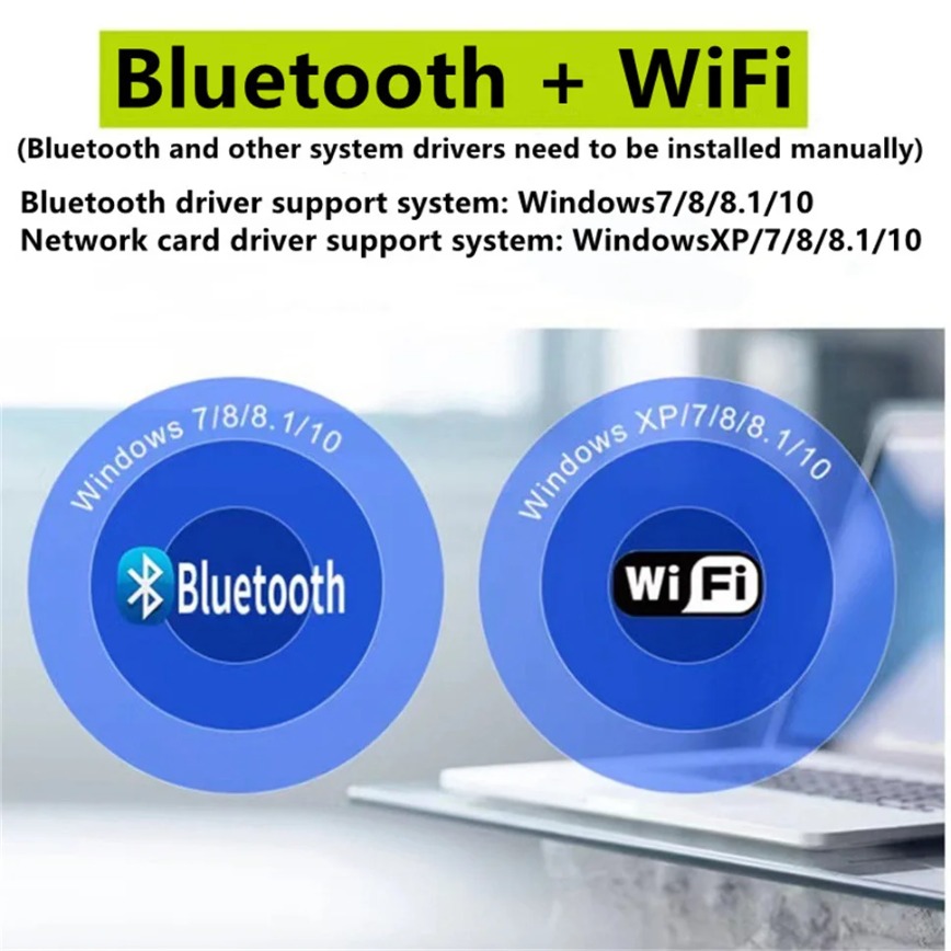2 IN 1 USB WiFi Bluetooth Adapter 600Mbps Dual Band 5G/2.4G USB Wifi Adapter USB Bluetooth Adapter Wireless Network Card For PC