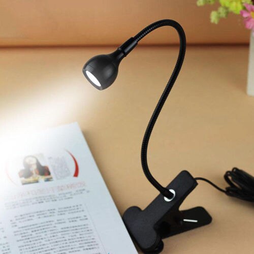 Draagbare Praktische USB Oplaadbare LED Licht Modieuze Dimbare Clip-On Desk Tafel Leesboek Lamp