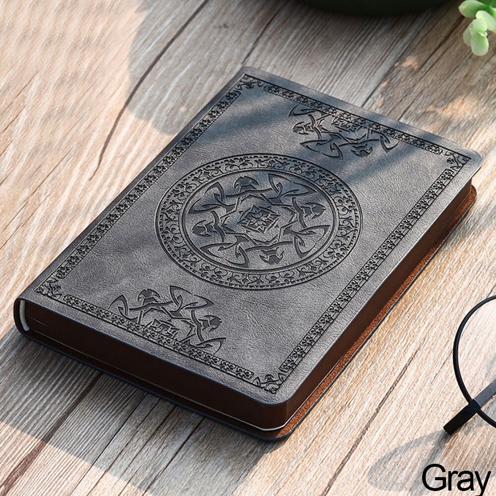 Retro Notebook and Journal Diary Planner Note Book PU Leather PU Cover A6 Notebooks Notepad School Office Stationery: 03