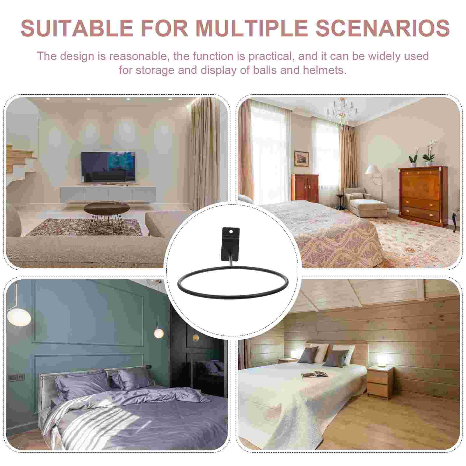 2 pcs basketball storage holder iron balls bracket hats display rack balls show rack for balls shop