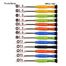 Mini Precisie Schroevendraaier Set Handen Gereedschap voor iPhone 4 S 5 S 6 6 S 7 Samsung ect Telefoon tablet Reparatie: FI-305-13Pcs-All