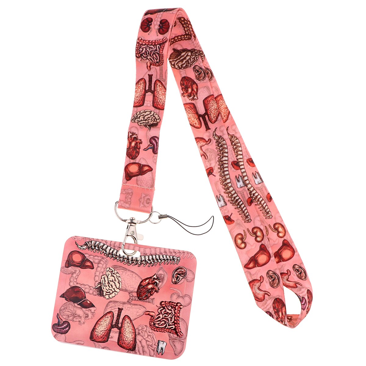 Lb3064 Medische Apparatuur Arts Verpleegster Lanyard Grey 'S Anatomie Nekbanden Id Badge Houder Hanger Sleutelhanger Charm Telefoon Sleutelhanger