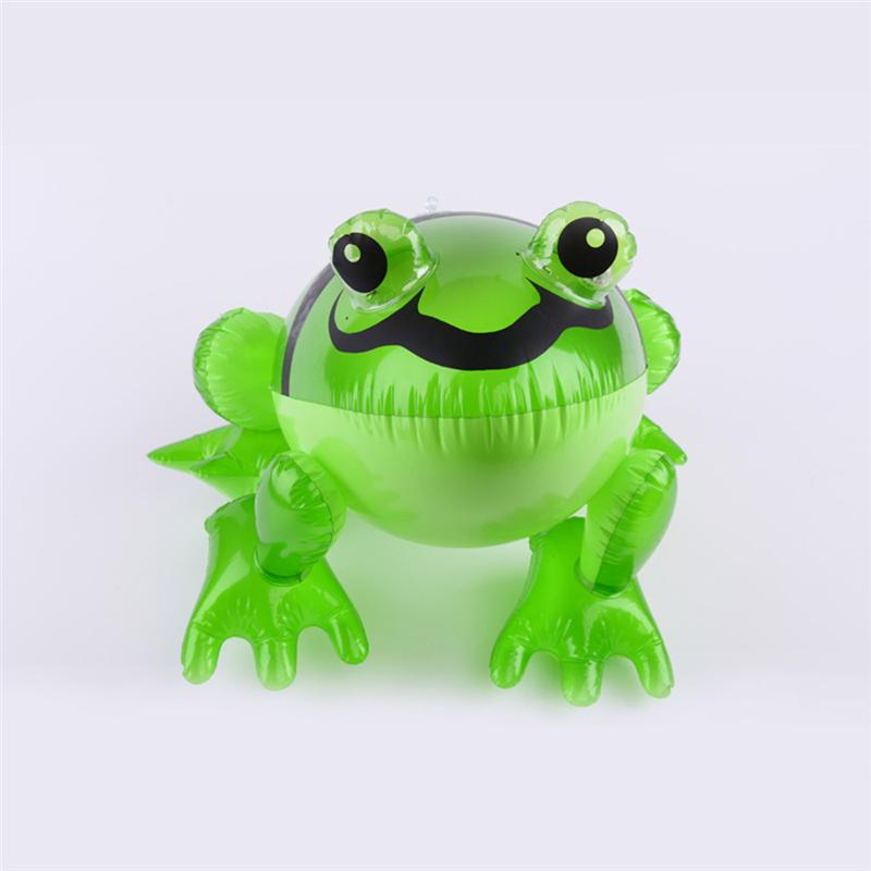 1 stücke Aufblasbare Frosch Lustige Nette mit Blinklicht Ebene Schlag hoch Spielzeug Party Favor Frosch für Kleinkind freundlicher freundlicher