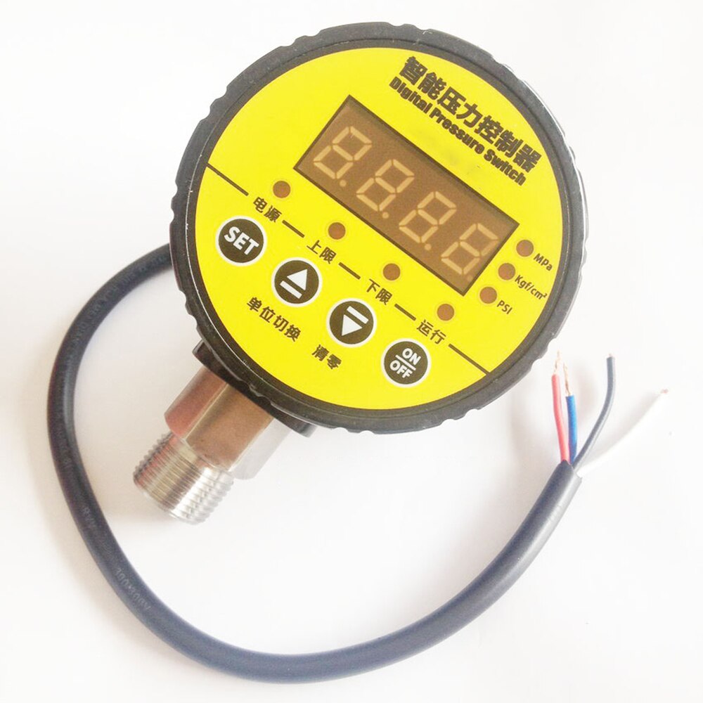 Water Pressure Switch With 0~10 Bar Pressure Range Relay Switch Signal Output and G1/2 Inch Connection Pressure Switch