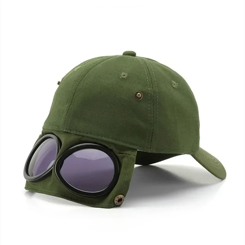 Aviator Hoed Zomer Persoonlijkheid Bril Baseball Cap Dames Unisex Zonnebril Heren Pet Baseballcap Jongens Pet