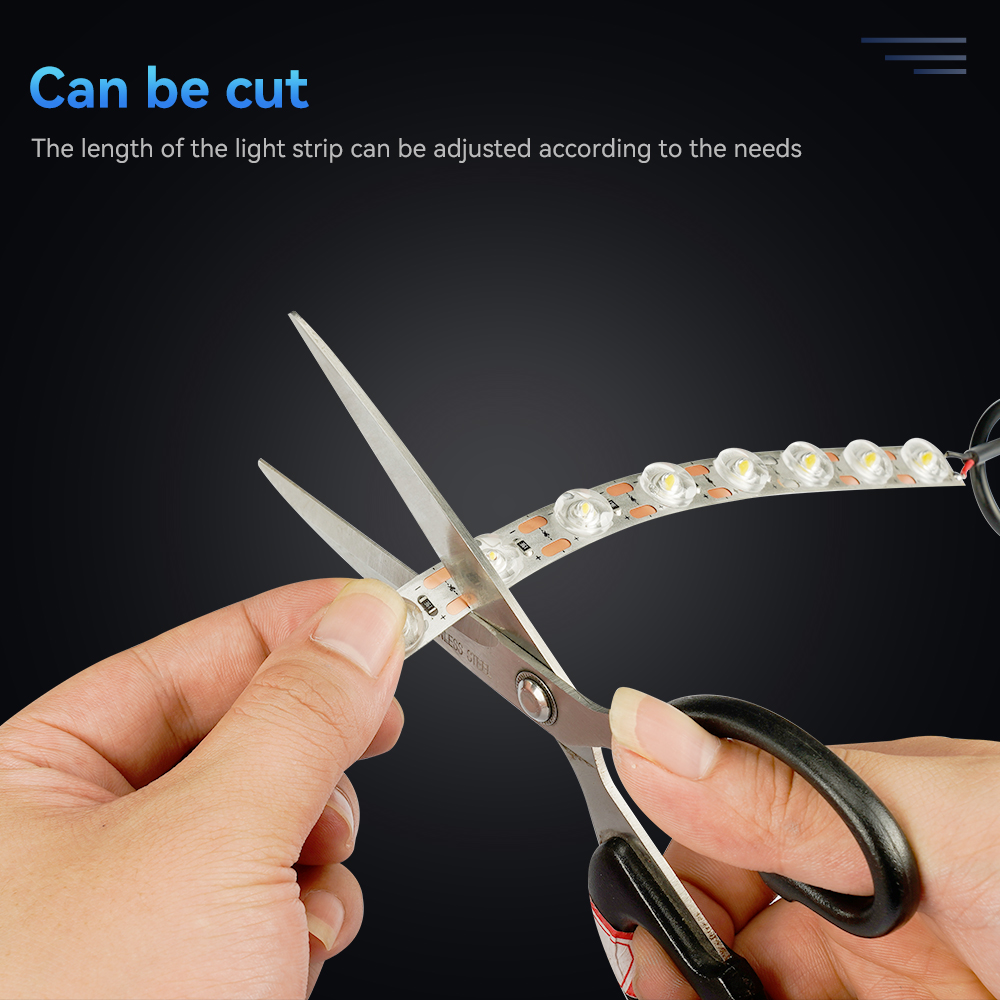 For Bambu Lab A1 LED Light Strip Upgrade 6500K Optical Lens Lamp Super Bright Wide Fill Light For Bambulab A1/ A1 Mini Accessori