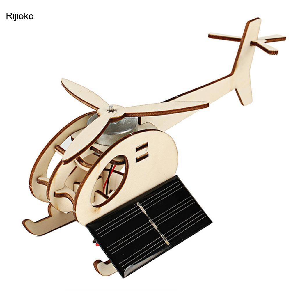 Solar- Flugzeug Montiert Spielzeug Solar- System Modell freundlicher DIY Mini Handgemachte Wissenschaft Experiment Roboter Spielzeug Flugzeug für Art