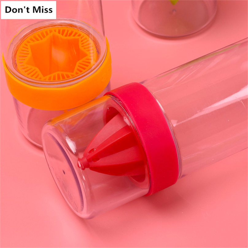 750ml bærbare sport shaker flaske fitness camping tur frugt infuser vandflasker citronsaft flaske shaker protein lækagesikker