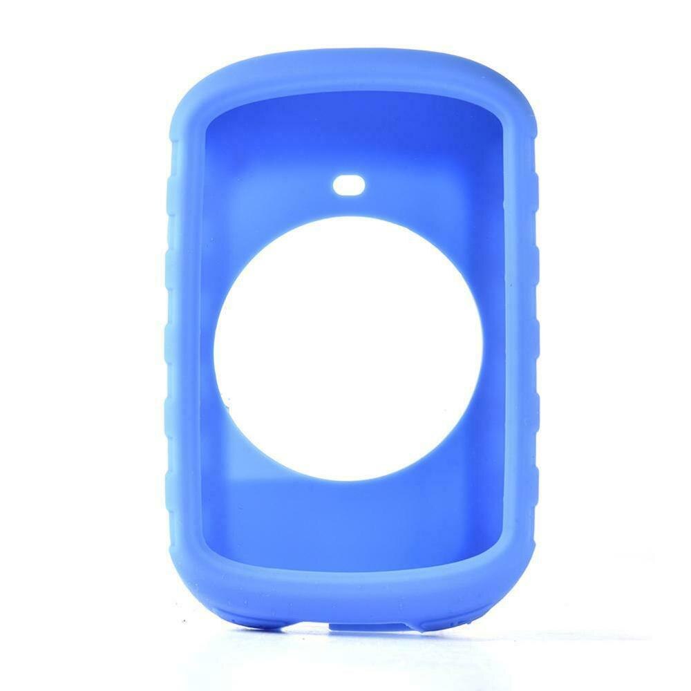 Silicone Bescherm Case Cover Skin voor Fietsen GPS Garmin Edge 530/830 Accessoires: Blauw