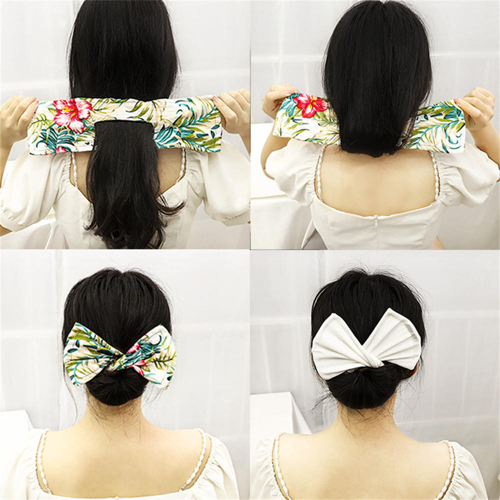 1Pcs Women Hair Styling Tools Magic Foam Sponge Hairdisk Hair Device Donut Quick Messy Bun Updo Hair Clip Hair Accessories