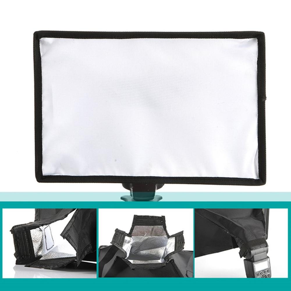 Luz de fotografia 15x17cm suave caixa de luz flash macio capa flash suave caixa de luz profissional portátil moda suave