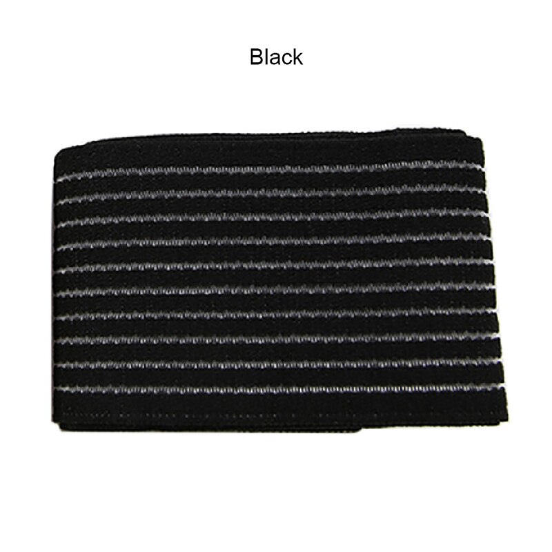 Soft Wristband Sweatband Outdoor Sports Elastic Wrist Band Tennis Basketball Outdoor Sport Elastic Bandage Hand: Black / 180CM