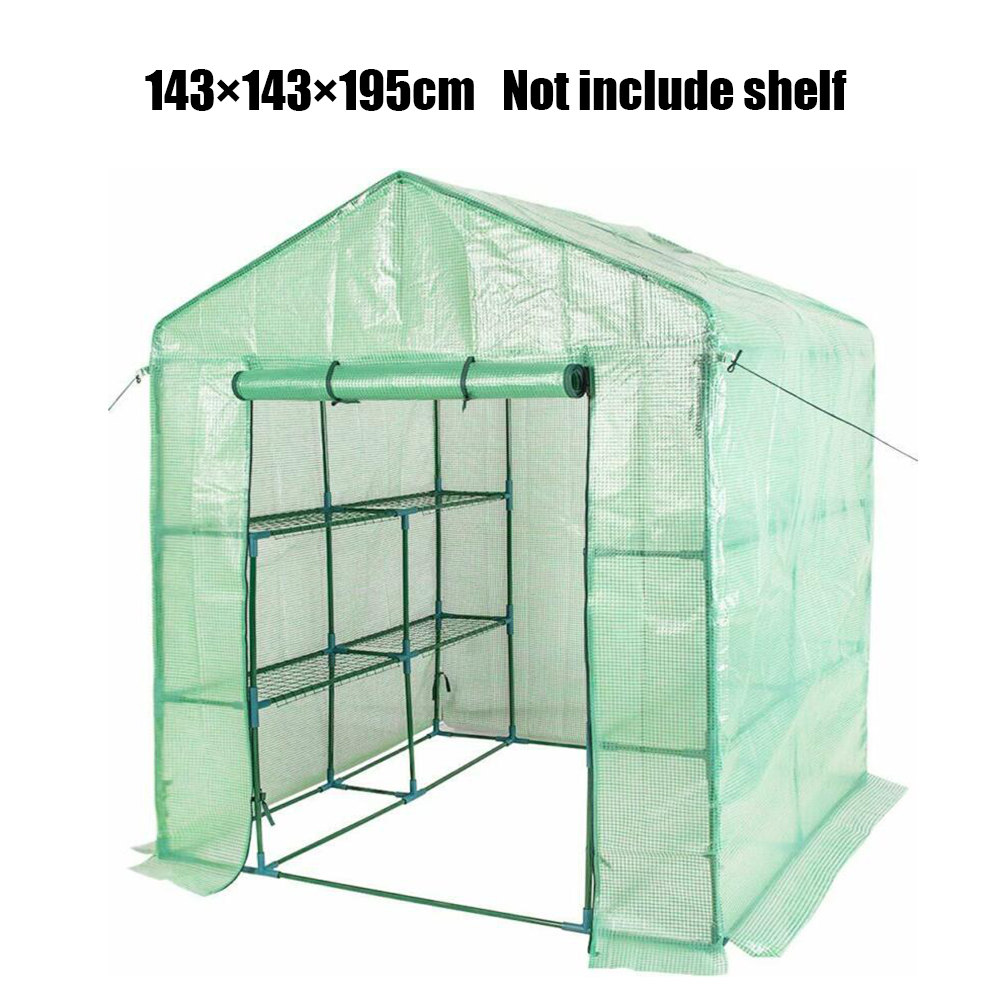 Zonder Stand Pe Mesh Doek Tuinieren Grote Plank Steeple Lopen In Plant Groene Huis Covers 143*143*19cm