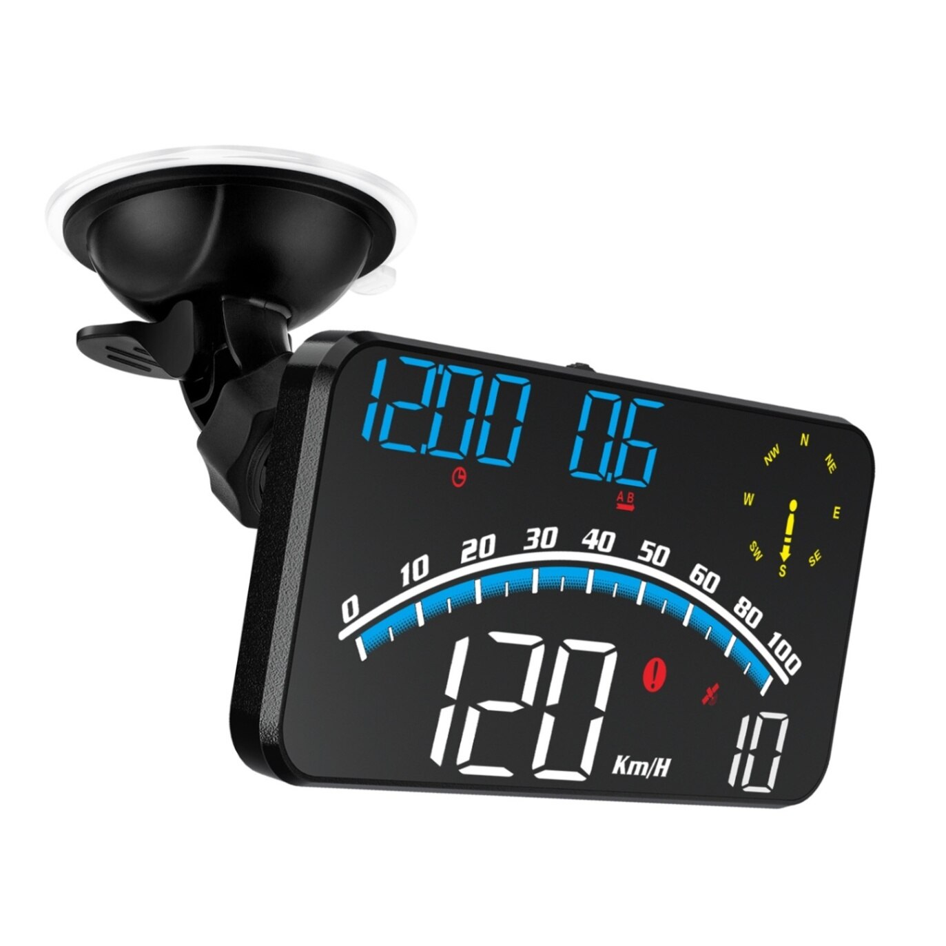 Car HUD 5.5 inch Head-up Display Windshield Projector Digital Vehicle Speedometer Dual System Display for All Vehicles
