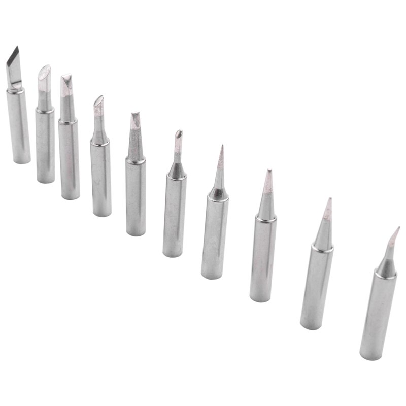 20 Tip Set Tips Soldering Tip Set for Soldering Iron 900-T-I/ BK/ 1.6D/ 2.4D/ 3.0D/ 2C/ 3C/ 4C