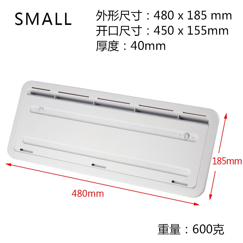 Rv Camper Breed Vents Geperforeerde Plaat Nylon Air Vent Geperforeerde Plaat Web Plaat Ventilatie Grille Vents Geperforeerde Plaat: SMALL