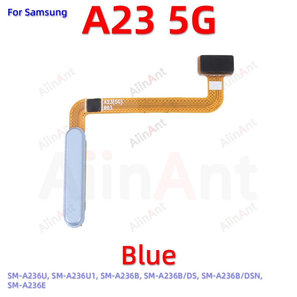 Back Button Touch ID Finger Scanner Fingerprint Sensor Flex Cable For Samsung Galaxy A22 A23 4G 5G A225F A226B A235F A236B A236U: PURPLE