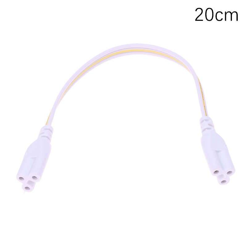 Câble de connecteur de tube LED flexible à double extrémité, 3 broches, T4 T5 T8, rallonge pour ampoule à tube LED intégré, 5 pièces: Indigo