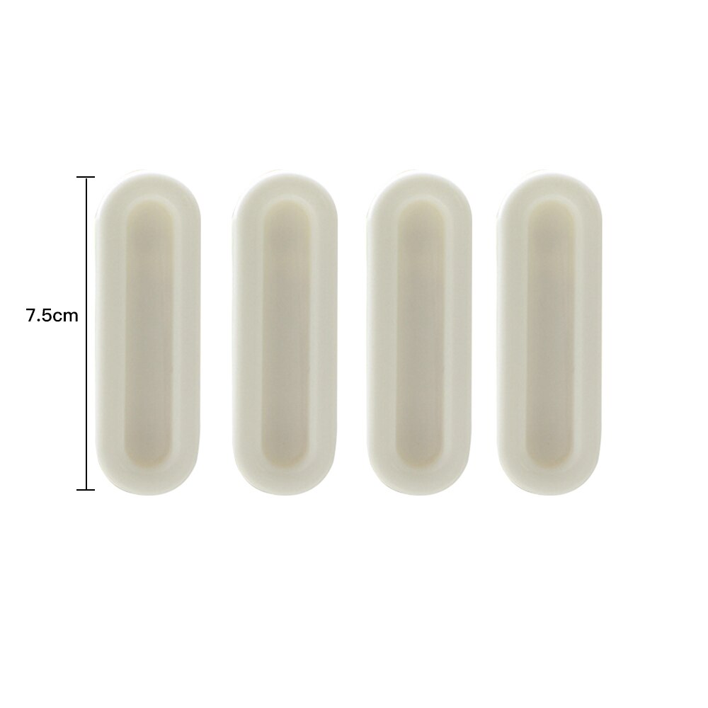 4pcs Paste the open sliding door handles for interior doors glass window cabinet drawer wardrobe Self-adhesive Handle Y