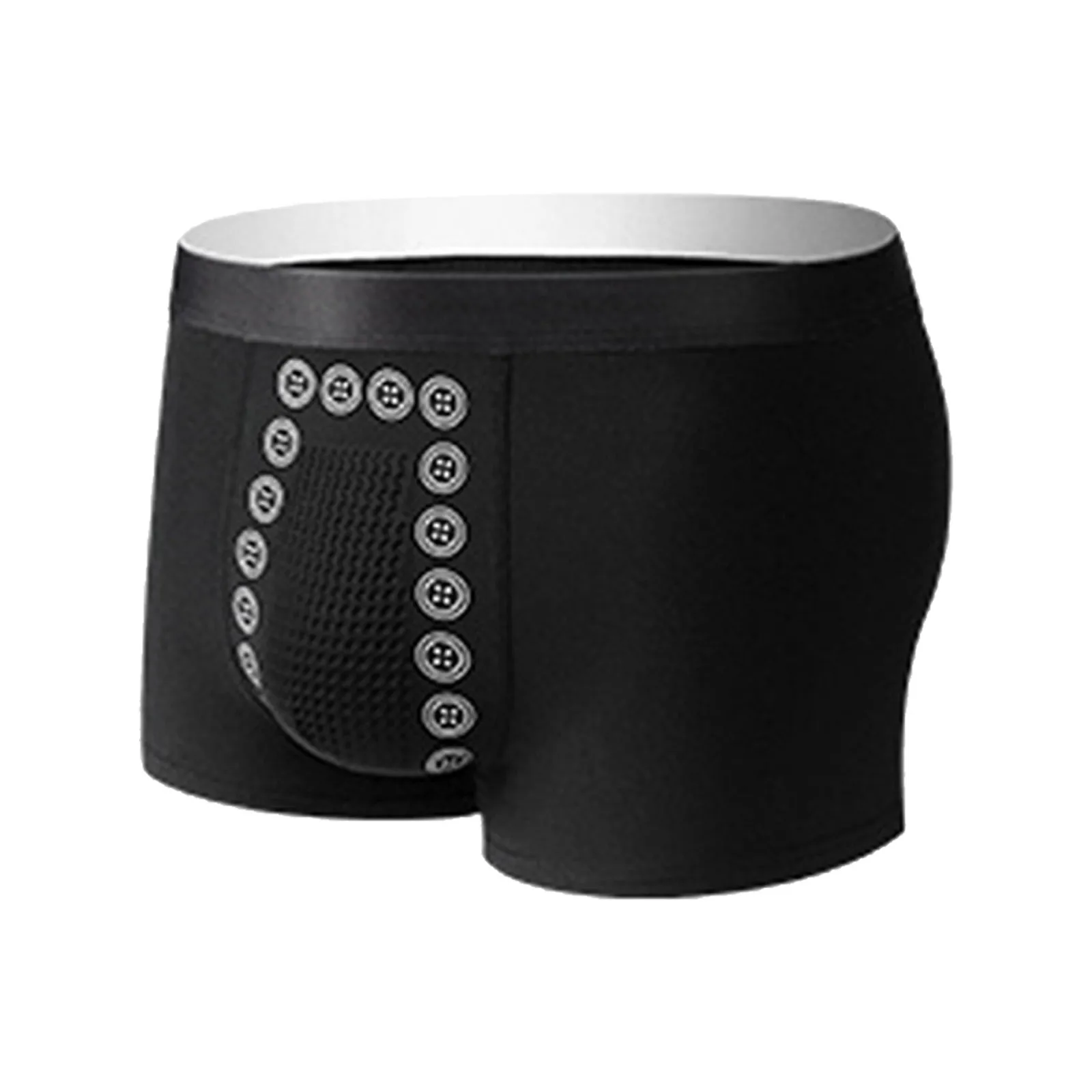 Magnetic Underwear Magnetic Home Physiological Underwear Comfortable L-3XL Enlargement Men'S Underwear Physiological: XXL / black