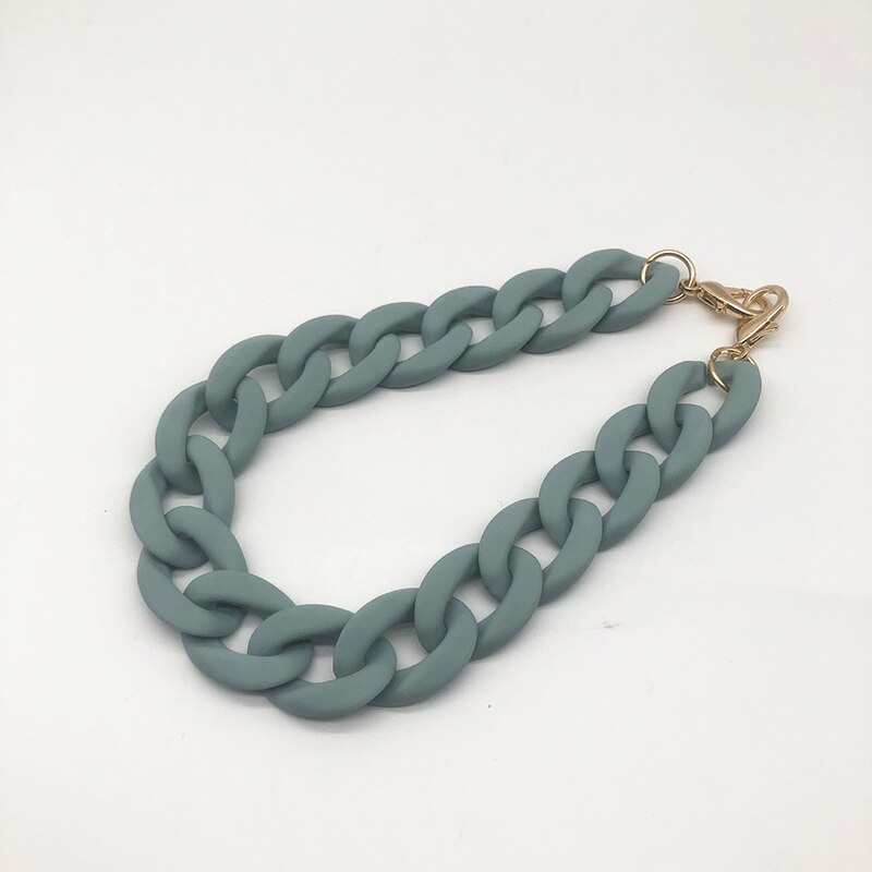 38-60cm kettingen van acrylhars voor tassen, handtassen, dames, gouden taskettingen voor plastic tassen, accessoires van acrylkunststof.: 3(60cm)