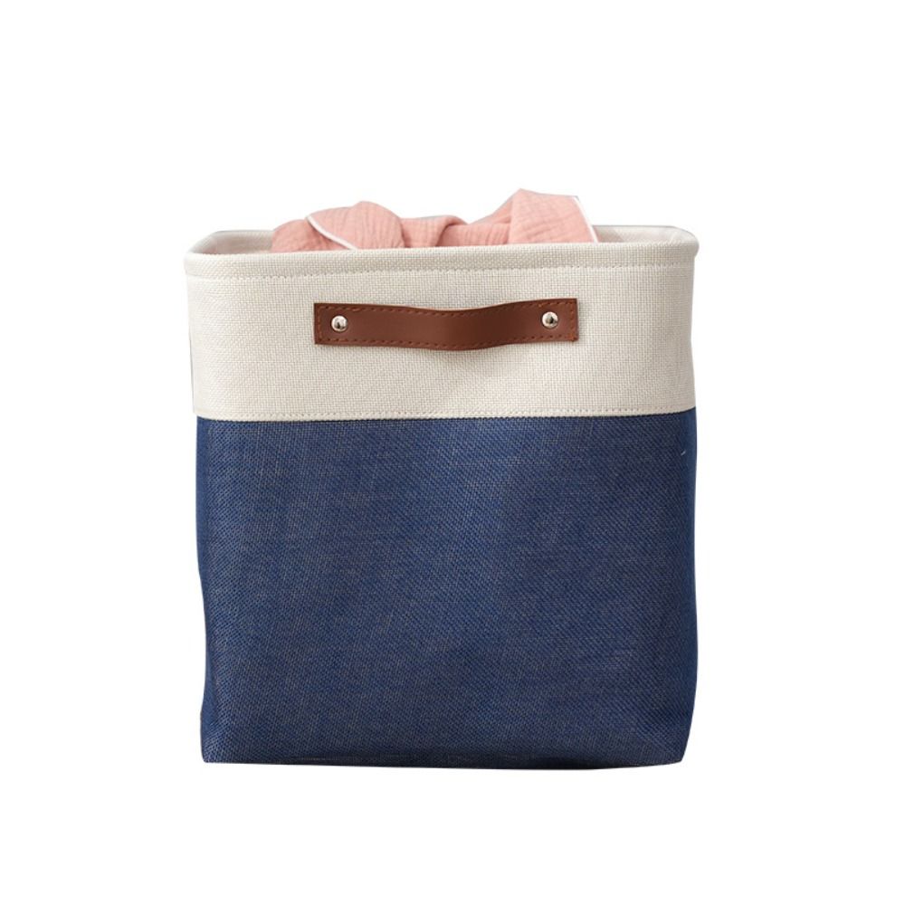Mir à linge en tissu de grande capacité, panier de rangement pliant, boîte de rangement domestique portable, vêtements sales: green