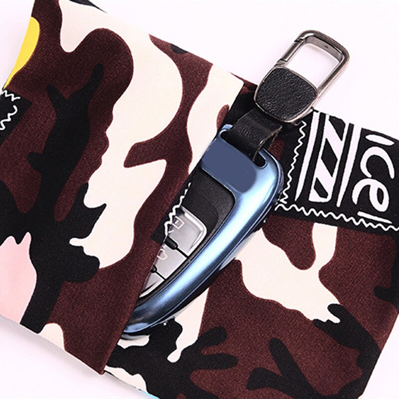 Multifunctionele enkelband met rits, sportpolsband, portemonnee, opbergzak, polsbandje, zweetband