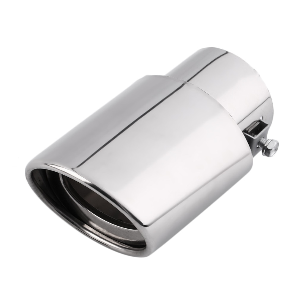 Acier Inoxydable Chromé Embout Échappement Universel 44mm Acier Inoxydable - Pour Pot D'échappement Voiture Tuyau Sortie Pot