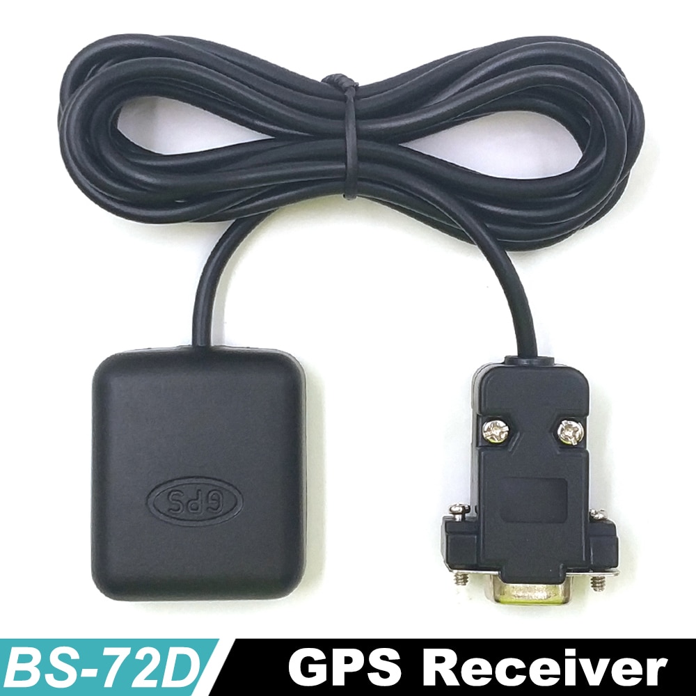 GPS ontvanger 5.0V RS-232 Niveau DB9 vrouwelijke connector RS232 GPS ontvanger, 9600bps, NMEA-0183 protocol, 4M FLASH, BS-72D