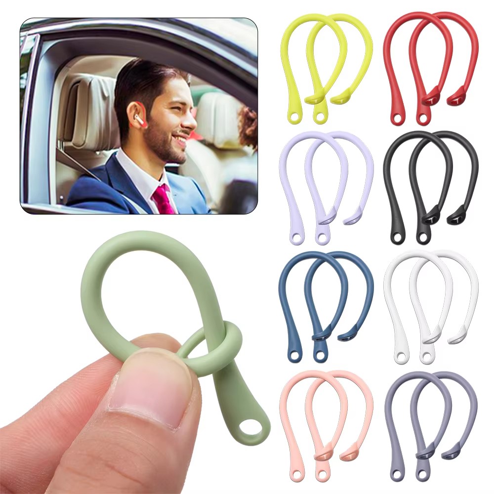 R auricular Bluetooth con gancho de silicona para Airpods 1/2 Pro, Clip de bucle para auriculares, gancho para la oreja, accesorios de repuesto para auriculares
