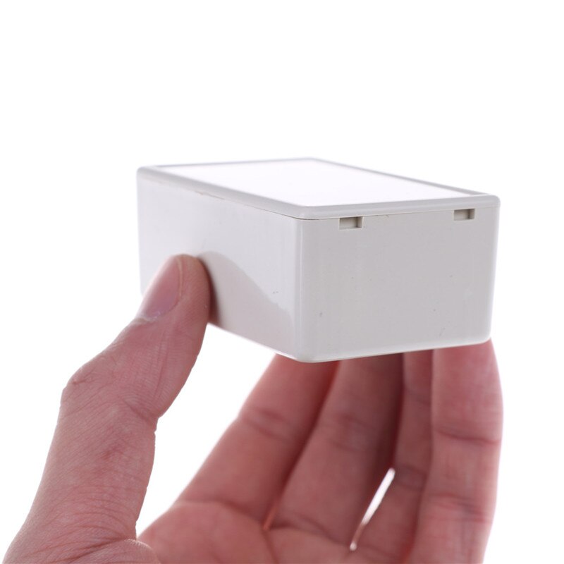 Vandtæt plastdæksel projekt elektronisk instrument kabinet kasse 70 x 45 x 30mm hvid