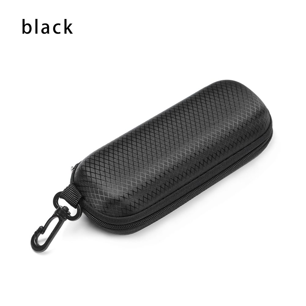 Retro Oval Glasses Box Sunglasses Linen Folding Eyewear Case Optical Handmade Storage case for glasses: black 2