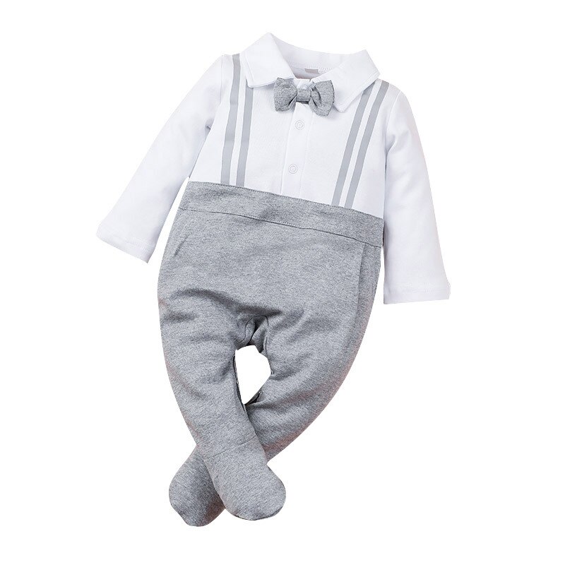 Carter Toddler newborn Baby Boy Jumpsuit Baby Gentleman's Long-sleeved Climbing Baby Boy Clothes: SK-A1130B / 90CM