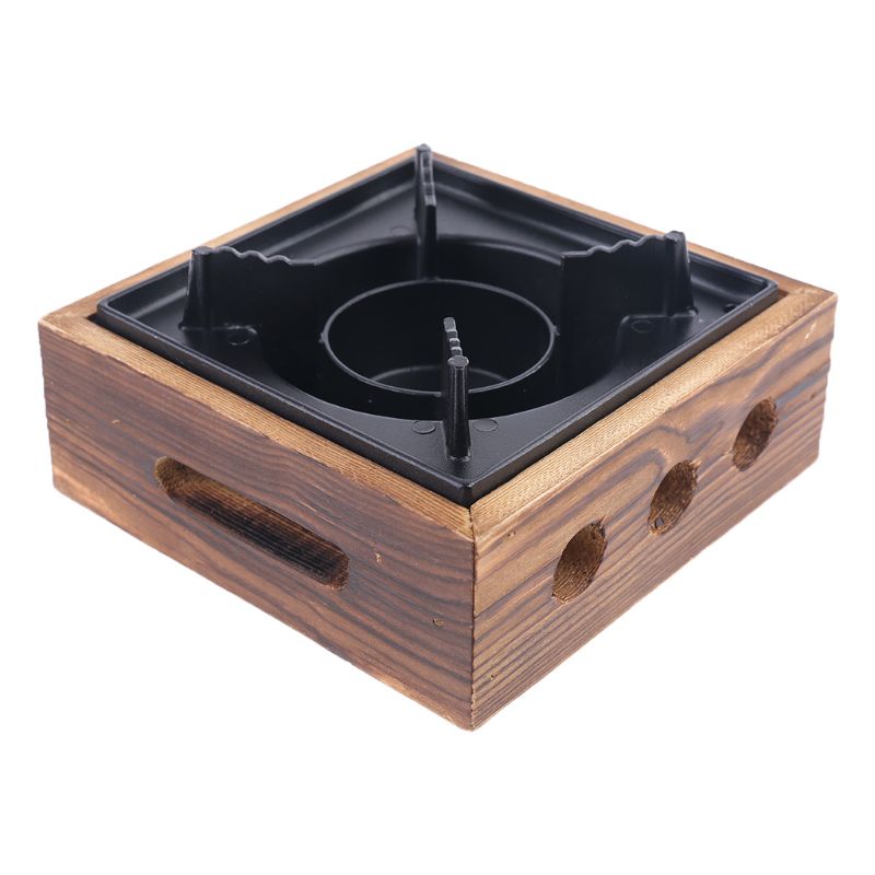 2022 Portable Aluminum alloy square commercial solid alcohol stove household old Dry stew pot