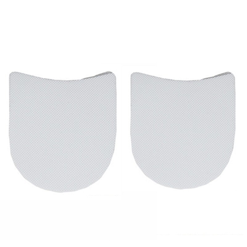 Diy Pad Klassieke Slijtvaste Vervangen Schoenzool 1 Paar Anti Slip Beschermende Half Zolen Reparatie Hak Zool Schoen accessoires: WHITE