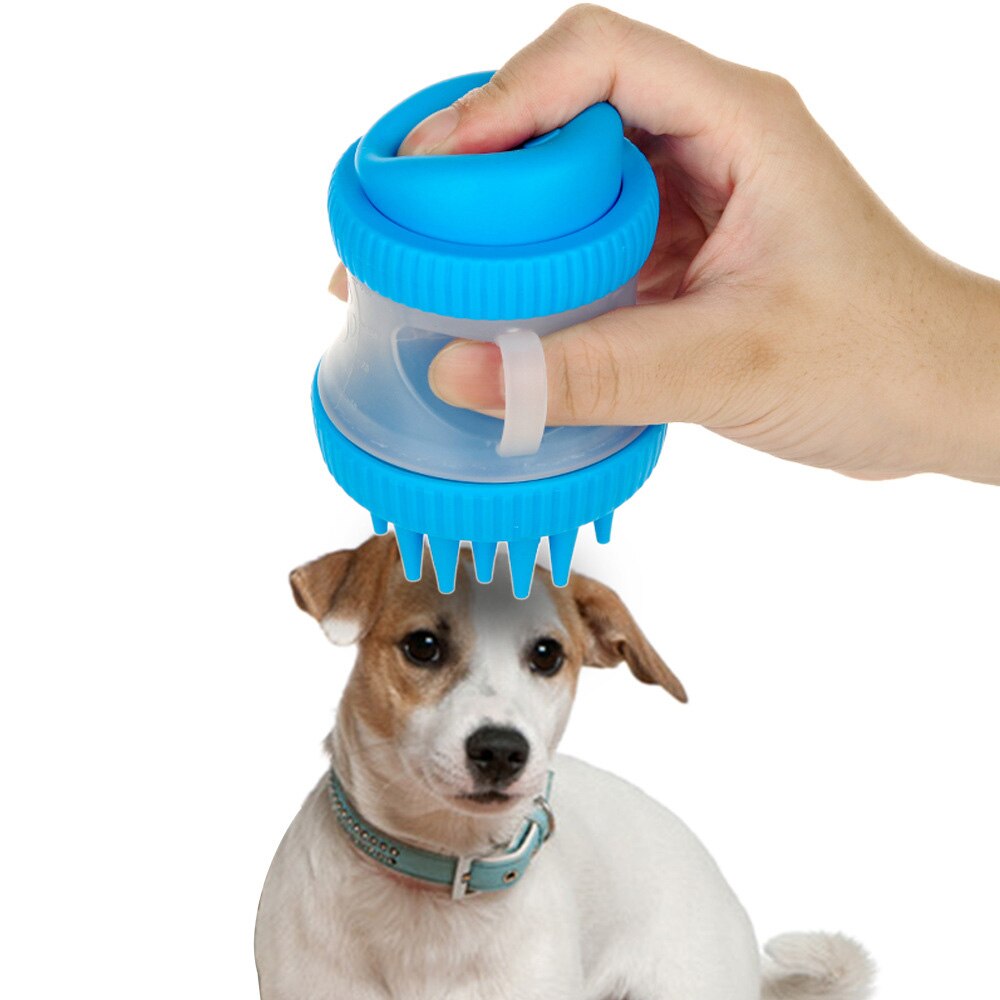 Huisdier Massage Borstel Kam Siliconen Haar Grooming Hond Bad Borstel Massage Cleaning Tool Honden Katten Douche Huisdieren Levert Accessoires