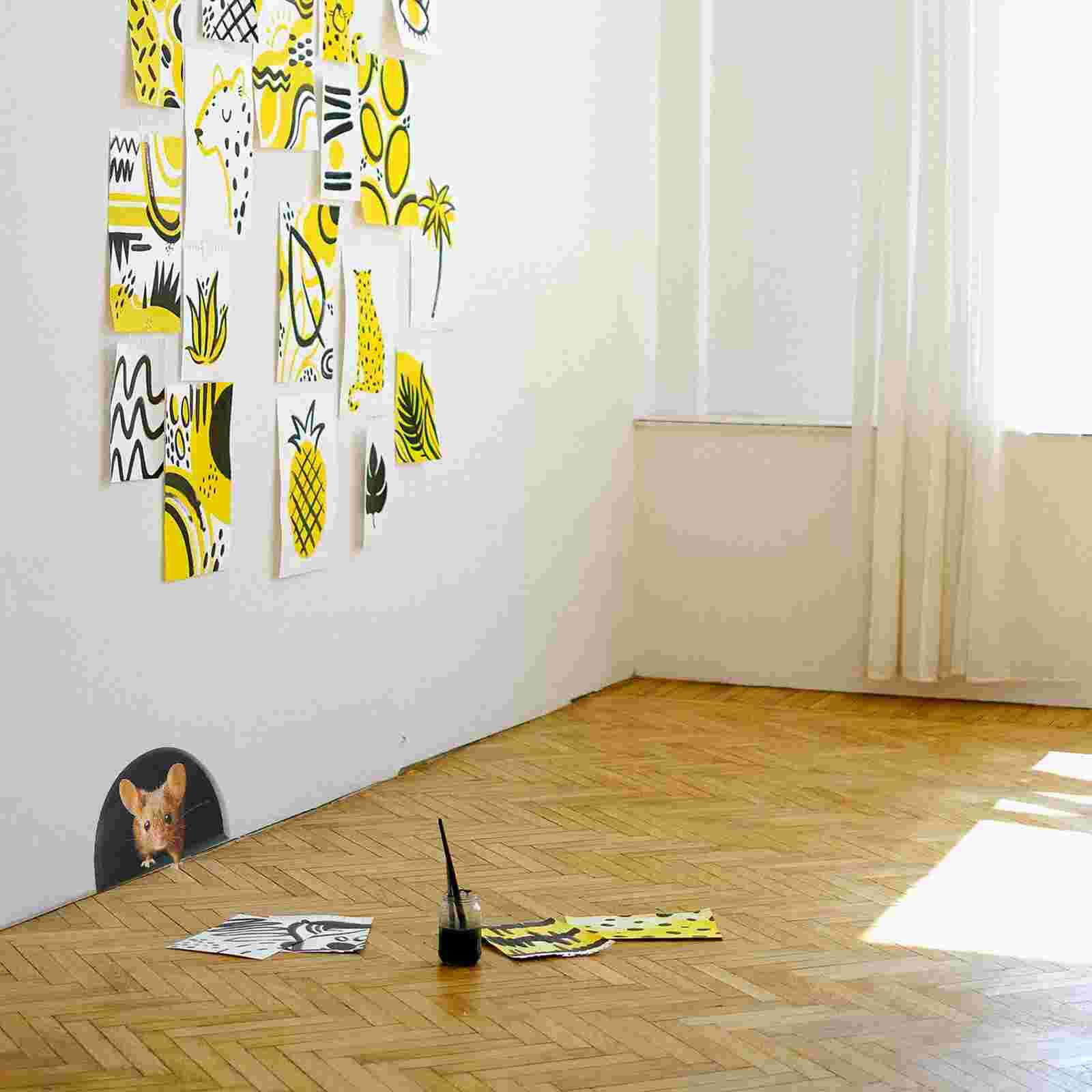 30Pcs 3D Animal Cave Wall Decals Removable Wall Stickers Room Decor