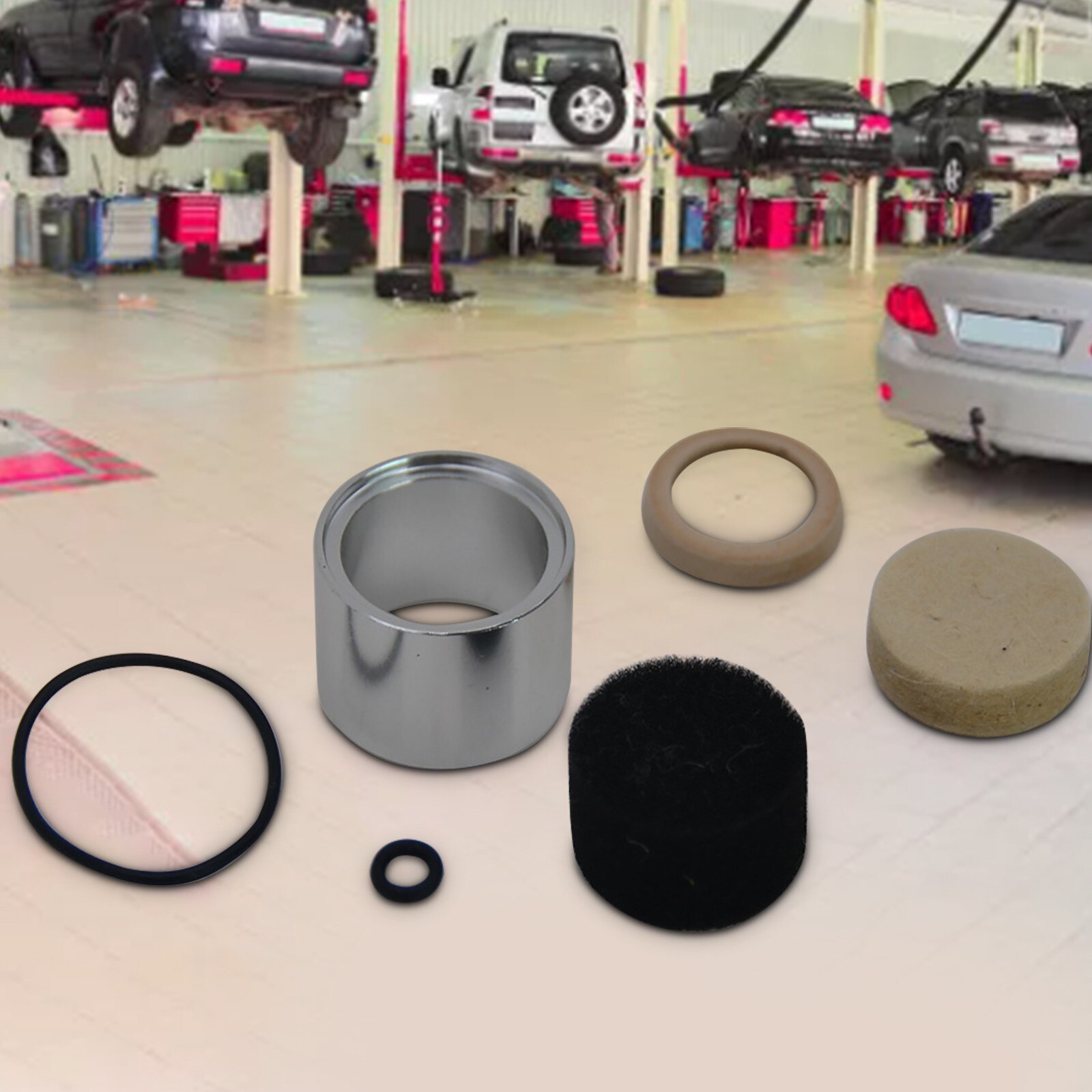 Kit de réparation de Piston de compresseur d'air, 6 pièces, P38 Range Rover Eas, joint de Piston de compresseur à Suspension pneumatique + Kit de réparation de chemise de cylindre,