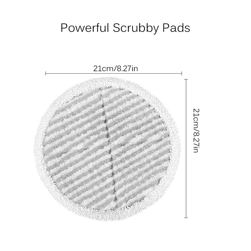 6 kpl moppi tyynyjä korvaaja bissell 2124 2039a spinwave kovalle lattialle mop  (2 pehmeät tyynyt  + 4 vaivainen tyynyille)