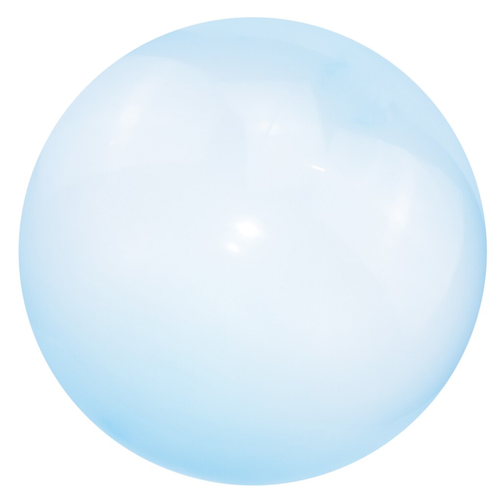 Inflatable Bubble Ball Firm Ball Stretch Transparent Soft Super Squishy Outdoor Families Party Game Toy Interactive Balls: Blue L