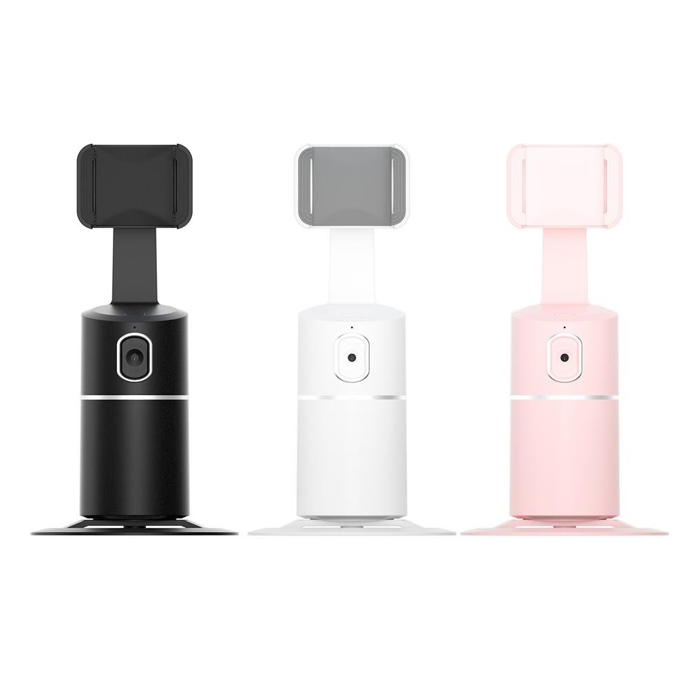 Gezicht &amp; Body Tracking Telefoon Houder 360 Rotatie Mobiele Telefoon Stand Auto Smart Schieten Selfie Stick Holder All-In-Een Rotatie
