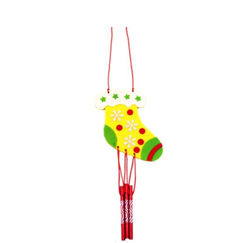 Christmas Wind Chime Assorted Diy Wind Bell Tree Hanging Decoration Christmas Accessories Toys: C