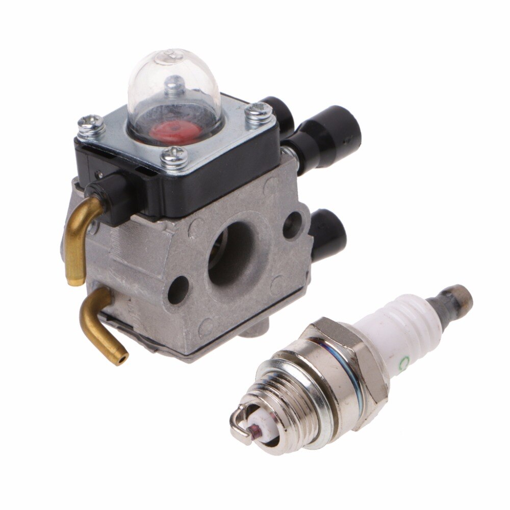 QILEJVS Carburetor Air Fuel Filter Spark Plug Carb Kit For STIHL FS38 FS45 KM55 FS76 FS80 ZAMA C1Q-S66 C1Q-S71 C1Q-S97