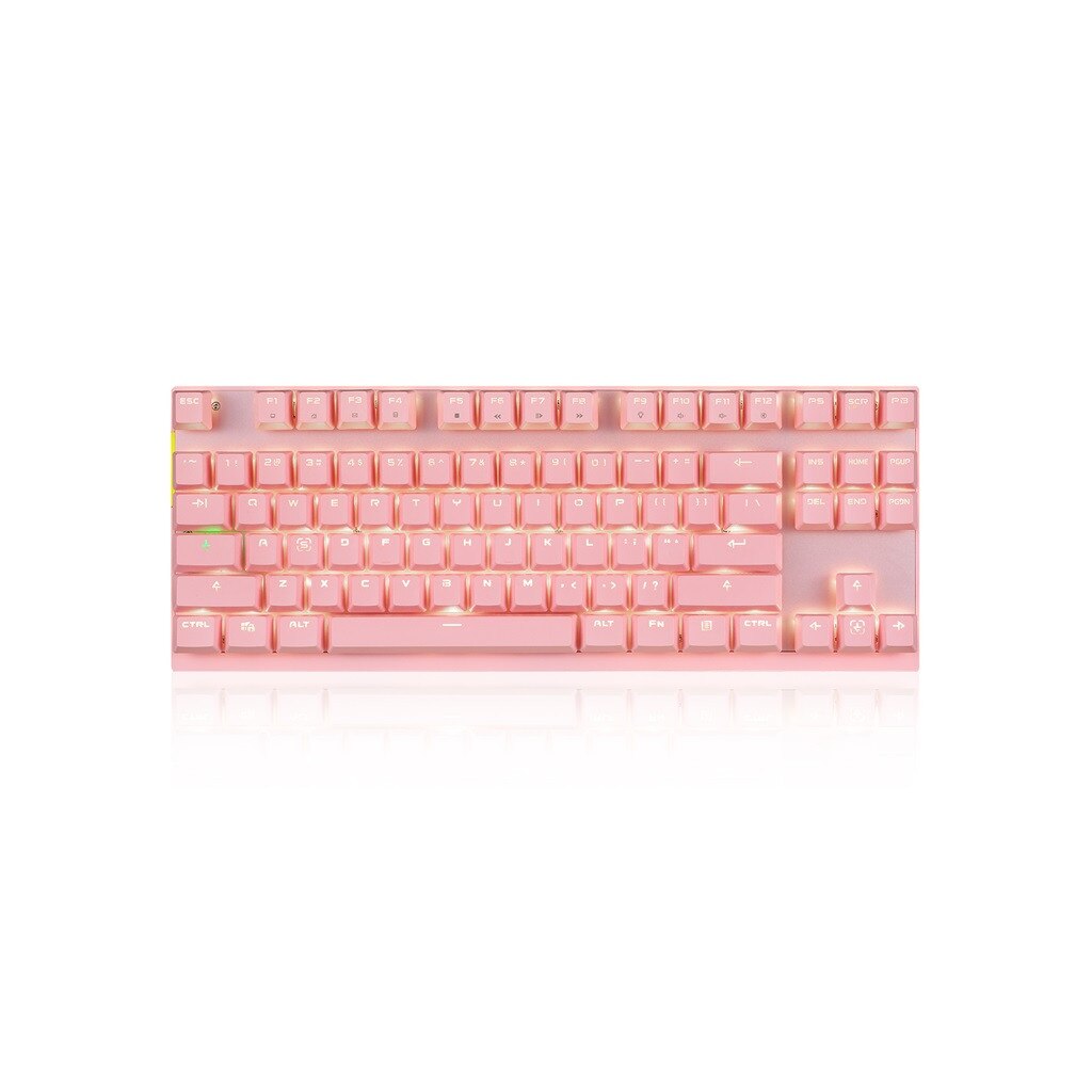 Teclado inalámbrico GK82 de 2,4 Ghz/con cable, dispositivo mecánico de doble modo, eje rojo, para escritorio, oficina, entretenimiento, ordenador portátil y Pc