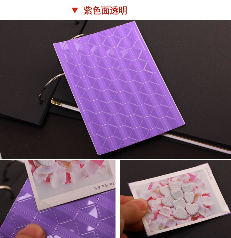 1020 Stks/set Foto Hoek Stickers Albums Decor Foto Corner Protector Pvc Frame Scrapbooking Decoraties