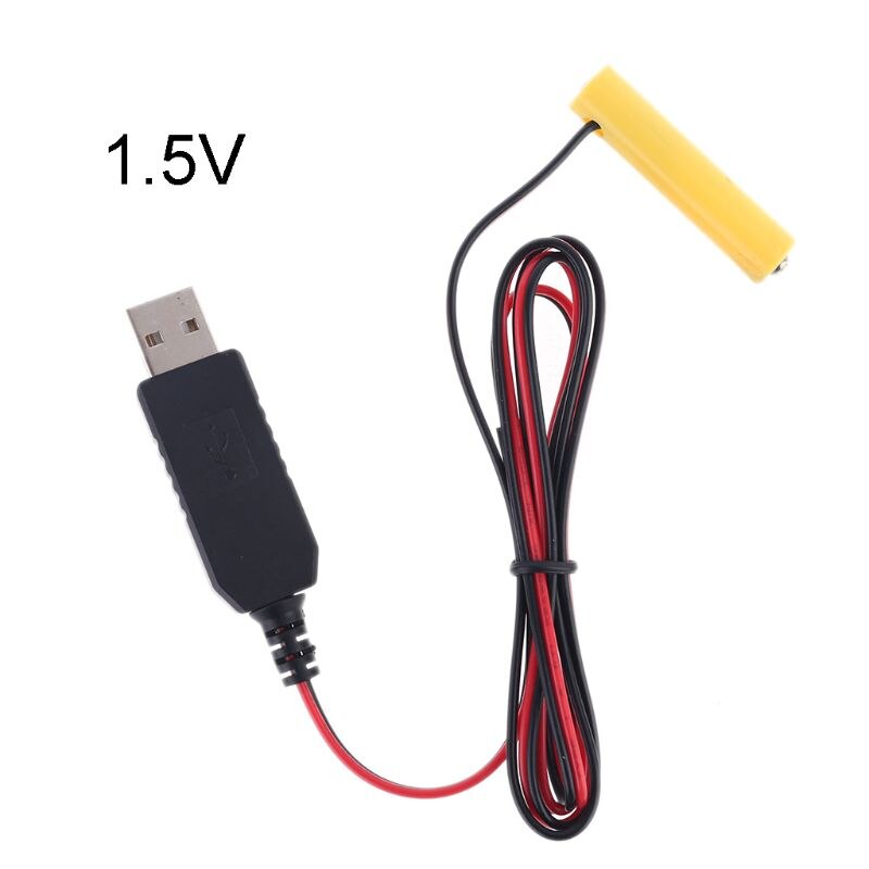 LR03 Aaa Batterij Eliminator 2M Usb Voeding Kabel Vervangen 1-4 Stuks Aaa Batterij