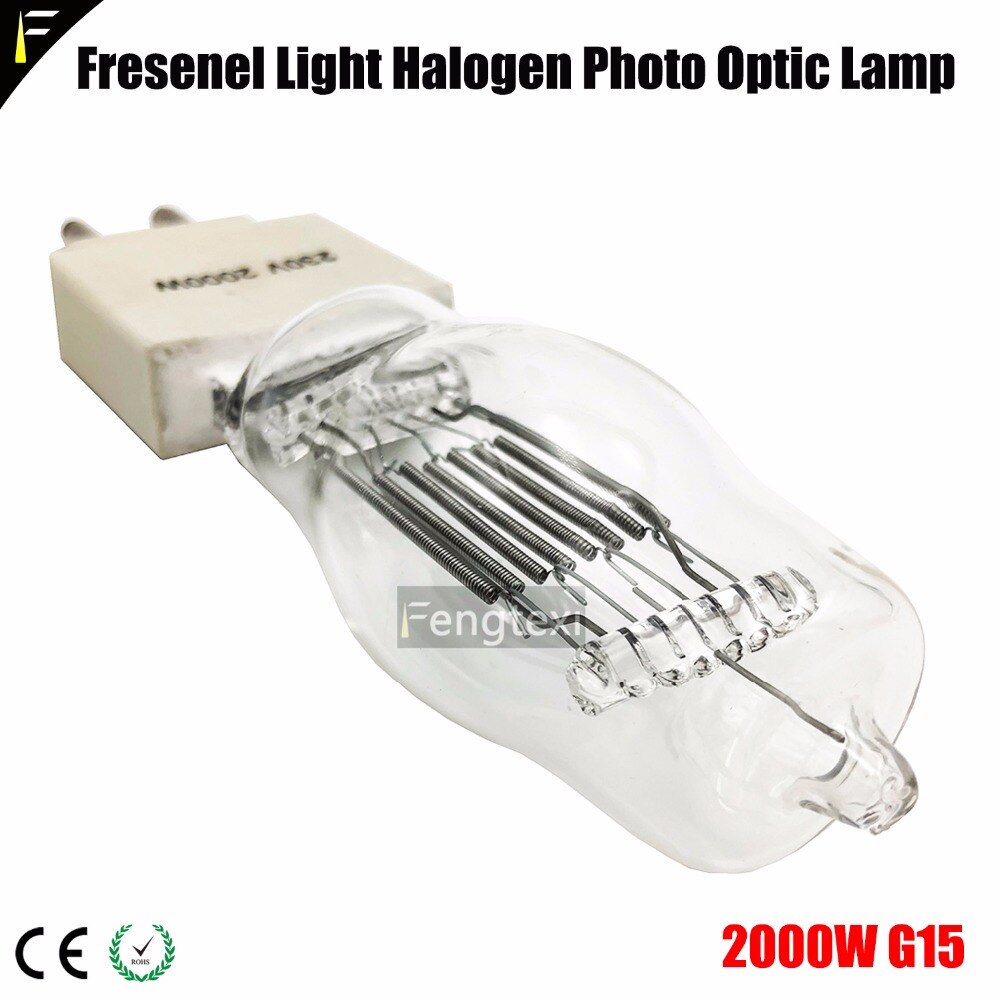 Fresenel – ampoule FTL 230V 2000 W, lampe de Studio halogène SE 2000 Watt G15/G22 pour (lampe de remplacement pour Film/Sudio/cinéma)