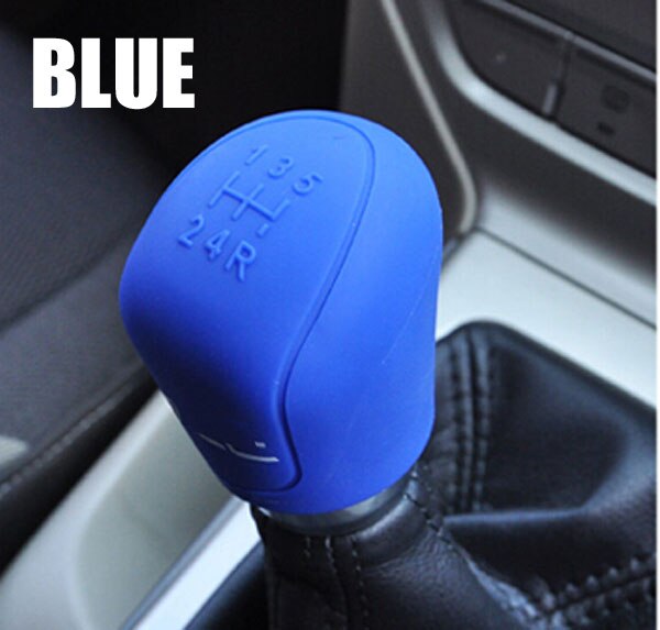 Housse en Silicone pour Ford Focus 2 3 MK2 MK3 Fiesta, frein à main et pommeau de changement de vitesse, , , , , , ,: Blue