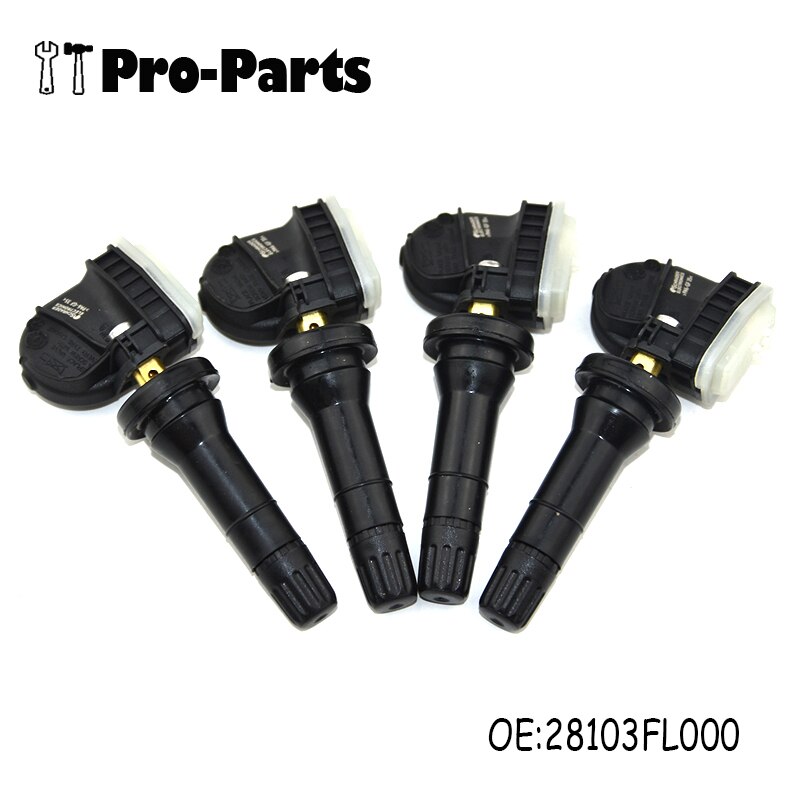 28103-FL000 TPMS Tire Pressure Sensor For Subaru Impreza Ascent 433 MHz: 4PCS
