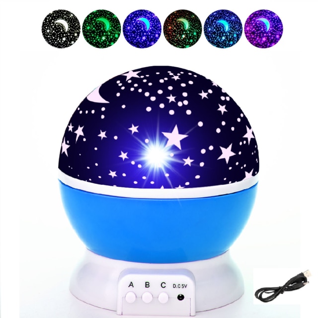 Galaxis Projektor Lampe Bunte sternenklar Himmel Stern Projektor USB Bluetooth Stimme Kontrolle Musik Spieler LED Nachtlicht Schlafzimmer Dekor: Mond hell